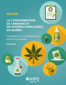 RÉSUMÉ – La consommation de cannabis et ses sphères d’influence au Québec : perspective des consommateurs actuels et potentiels